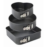 Genérico - Set 3 Molde Antiadherente Hornear Pastel Desmontable Jhn