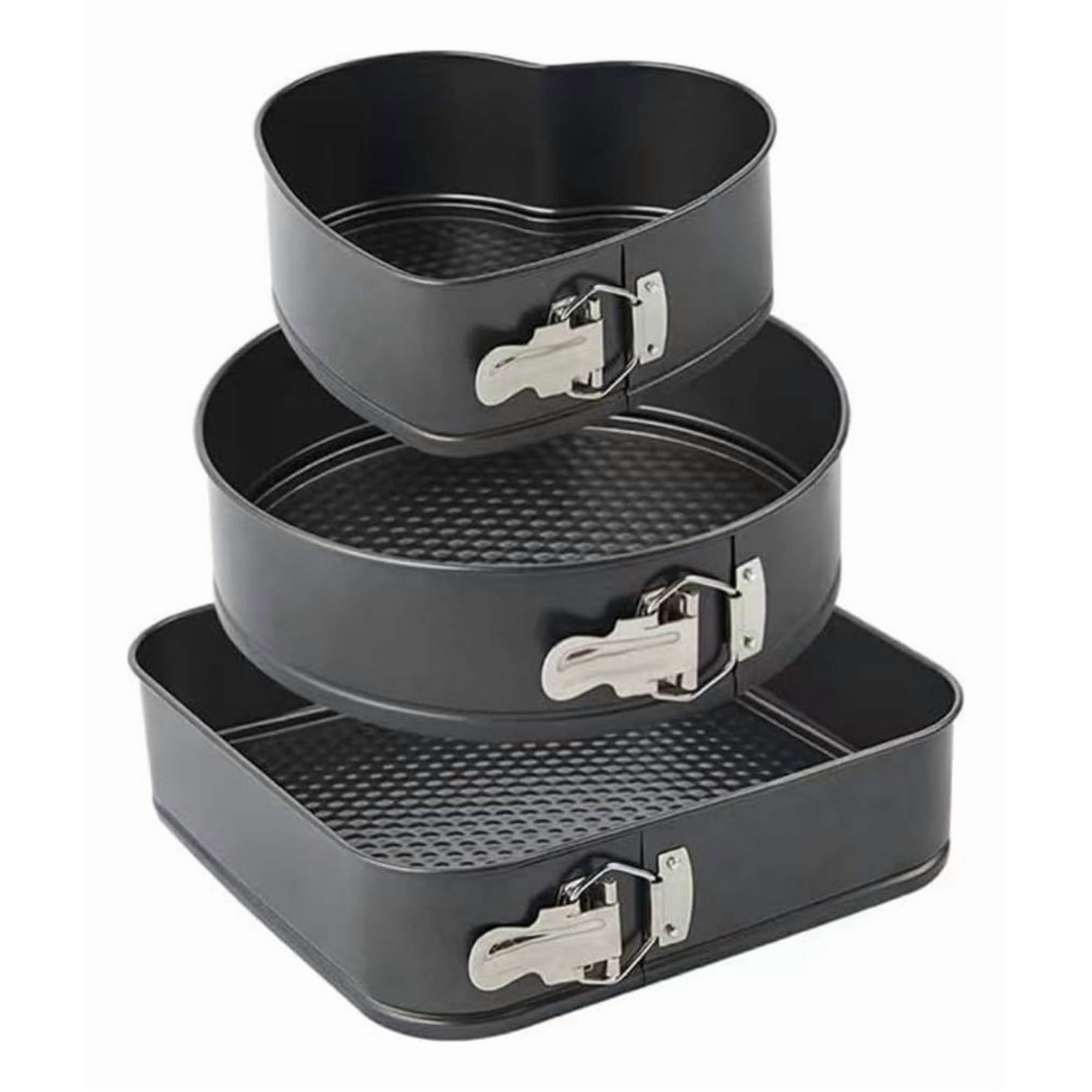 Genérico - Set 3 Molde Antiadherente Hornear Pastel Desmontable Jhn