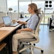thumbnail image 5 of Silla Oficina Escritorio Ergonomica Norplat Lumbar Pro 4d  Gris Claro Y Blanco Malla, 5 of 11