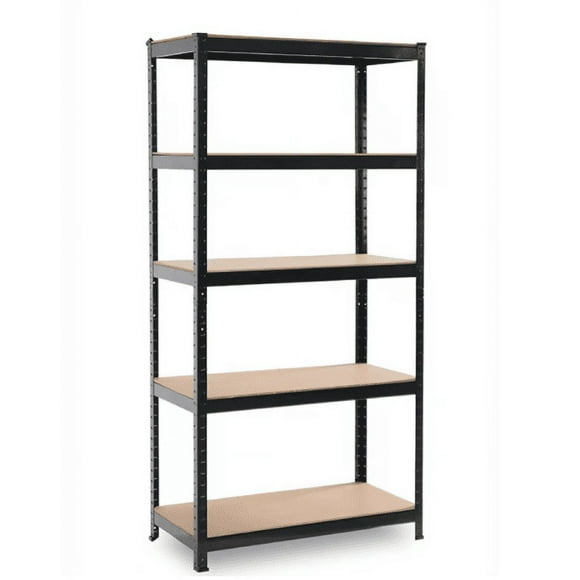 Estante Metálico 186x90x40 Negro - 5 niveles
