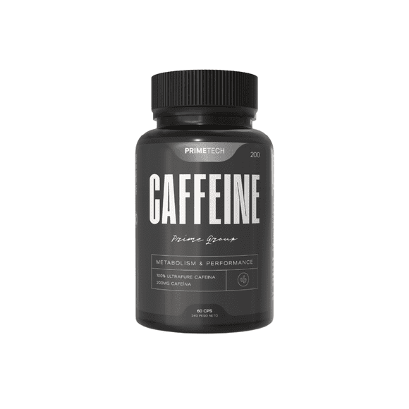 Cafeina 200mg Primetech 60 capsulas