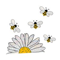 Bothyi - Pegatinas De Ventana Con Diseño De Abeja Y Girasol Para Dormitorio, Hogar Y Sala De Estar.