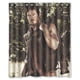 thumbnail image 1 of Cortina de ducha Daryl Dixon, juego de cortinas de baño con ganchos, tamaño 60 x 72 pulgadas, 1 of 3