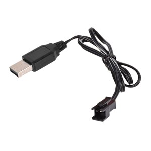 Magideal - Cable De Carga De 3,7 V Cable De Carga De Helicóptero Rc Cable De Alimentación Fuente De Alimentación Cable De Cargador De Carga De Batería Usb De 3,7 Puerto Sm De 37 V