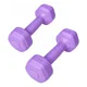 thumbnail image 1 of Par Mancuernas Hexagonales PVC 2 Kg c/u Pesas Fitness 4 Kg Total, 1 of 3
