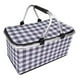 thumbnail image 1 of Bolso Termico Plegable Cuadros Negros Cooler Canasta Picnic, 1 of 7