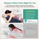 thumbnail image 4 of Almohada de cuña MOONYOOY, de espuma viscoelástica, ergonómica, propensa a dormir, 4 of 8
