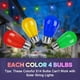 thumbnail image 3 of Cadena de bombillas LED SMART EGG S14, 1 W, 16 unidades, multicolor, 3 of 6