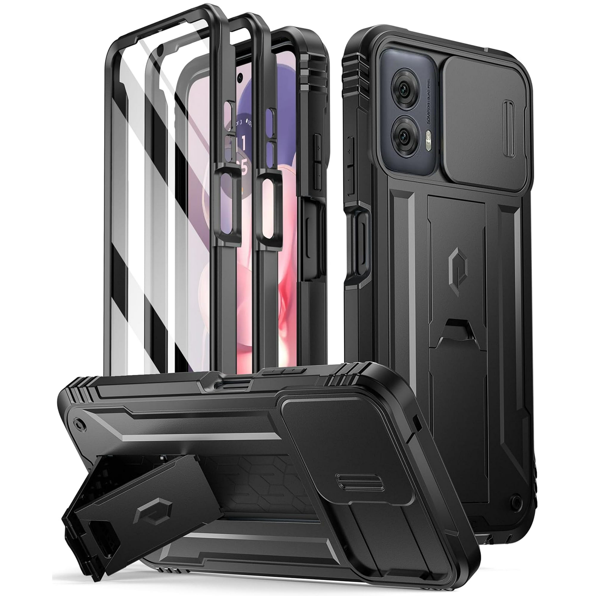 Funda Poetic Revolution Para Motorola Moto G Power 5g 2024 Negra