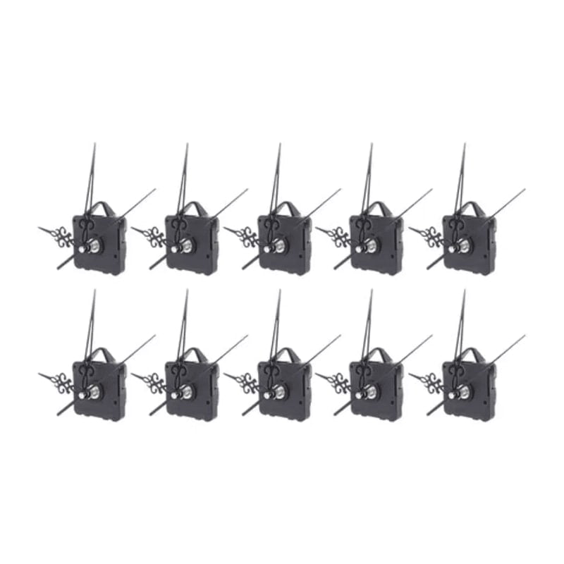 Genérico - 10 Mecanismo Reloj Modulo Mural 22mm Tribal Silencioso Agujas