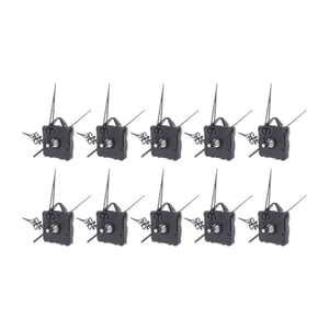 Genérico - 10 Mecanismo Reloj Modulo Mural 18Mm Tribal Silencioso Agujas