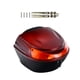 thumbnail image 4 of Caja de almacenamiento trasera para motocicleta, baúl para motocicleta, multiusos, organizado, para bicicleta eléctrica, baúl trasero para motocicleta rojo oscuro, 4 of 5