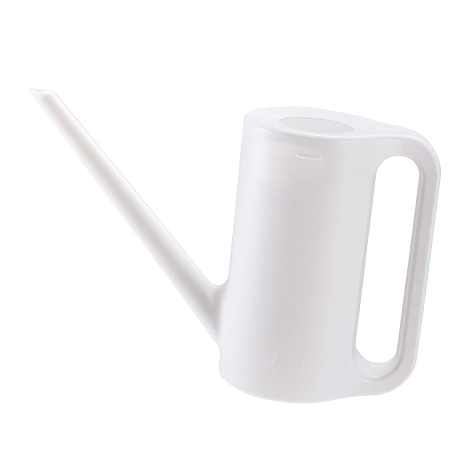 Magideal - Regadera Plantas De Interior Regadera De Flores 1,2 L Gran Capacidad Reutilizable Maceta De Jardinería Regadera Para Jardín Bonsai Flor Al Aire Libre Blanco