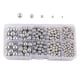 thumbnail image 1 of Cuentas De Perlas Artificiales Sin Agujero 4/5/6/8/10mm Para Sombreros Ropa De Dispersión De Mesa Gris, 1 of 5