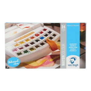Acuarela En Pastillas Van Gogh Set 24 Tonos Botánicos