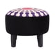 thumbnail image 3 of Pouf Jack Lotto Negro Estampado 48x48x40 cm, 3 of 3