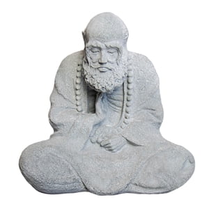 Bothyi - Estatua De Buda Sentado Estatuilla Micropaisaje Para Decoración De Sala De Estar Y Porche