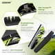 thumbnail image 2 of Espinilleras de fútbol Geekism juveniles, ajustables y ligeras, 2 of 4