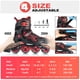 thumbnail image 3 of Patines en línea 2PM SPORTS Torinx ajustables para niños y adultos, 3 of 8