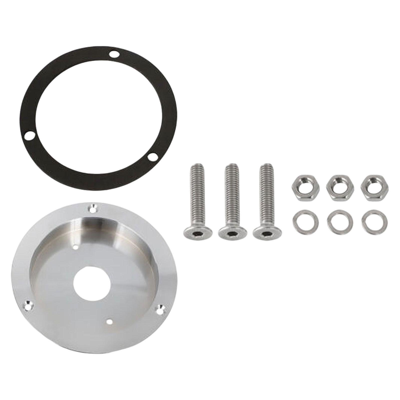 Magideal - Reemplazo Del Kit De Adaptador De Literas De Sandía, 79731, Cubierta De Bisel De Luz Redonda Práctica Para Camión De Remolque De Casas Rodantes