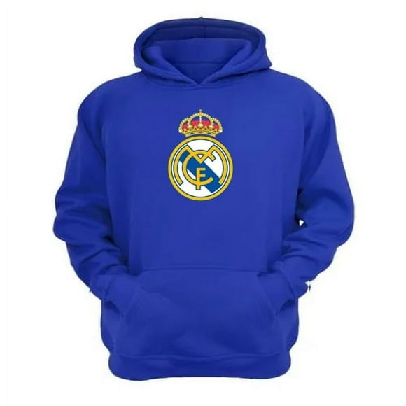 Polerón Canguro Real Madrid Azul Talla S Unisex