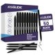 thumbnail image 1 of Bolígrafos de bola Eziglide 50 unidades negro 1,0 mm, 1 of 7