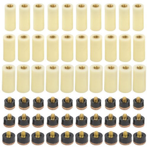 Set de Puntas para Taco de Billar XINGYHENG 30 piezas 11-13mm con Rosca