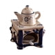 thumbnail image 2 of Quemador de cera para derretir, olla de aromaterapia, vela de té de cerámica, quemador de incienso de cerámica para patrón de flores, decoración del, 2 of 5