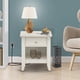 thumbnail image 2 of Mesita de noche East West Furniture GA-0C-ET Gallatin Buttercream, 2 of 5