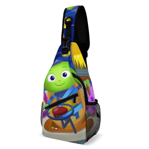 Galaxia Creativa Riñonera Bandolera con Estampado Integral para Hombres y Mujeres, Bolso Cruzado Gráfico de Tendencia, Mochila de Hombro Streetwear para Ciclismo y Deportes, Riñonera Versátil Casual
