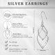 thumbnail image 3 of Pendiente Bassion 5 cm, plata chapada en oro 14k – estilo colgante, 3 of 6