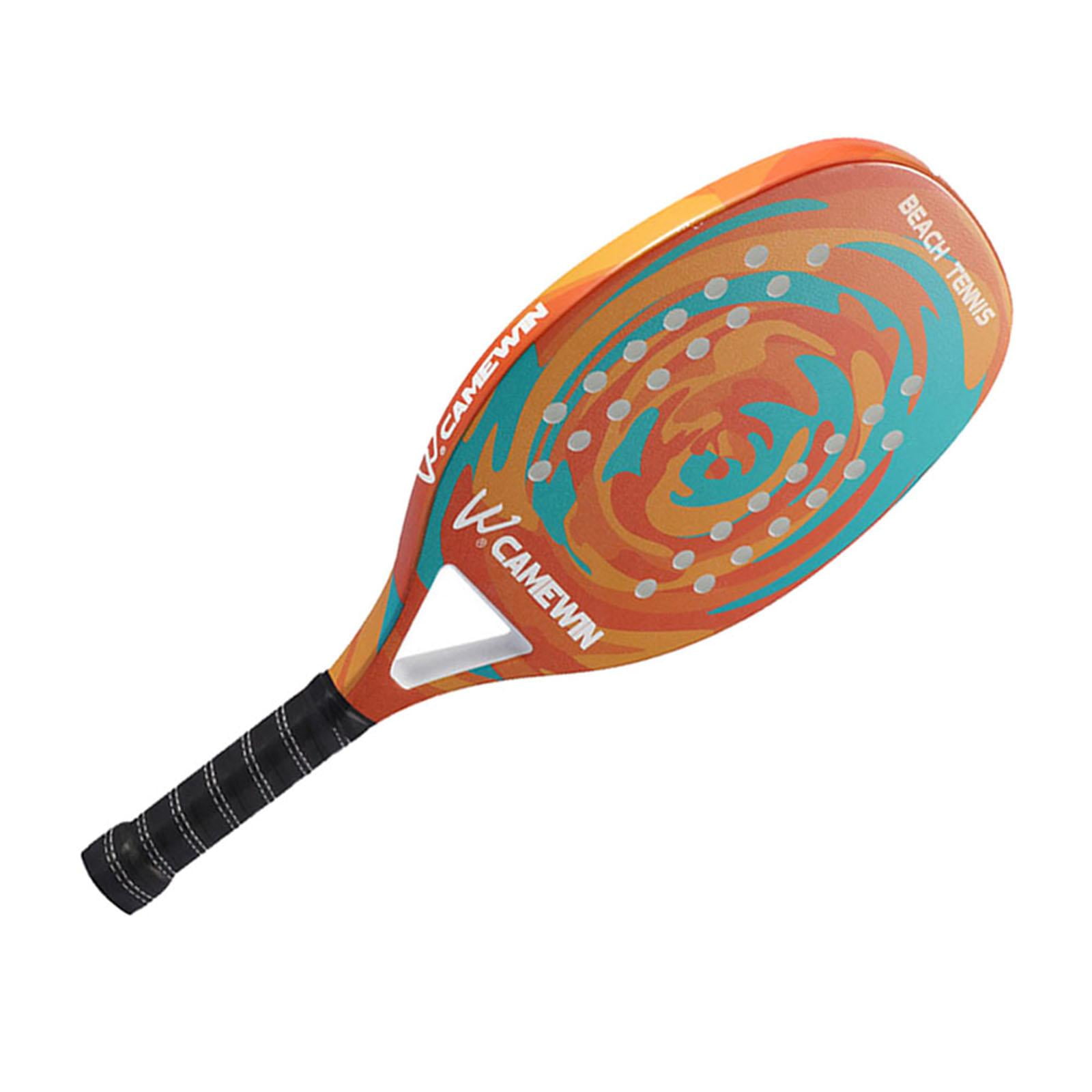 Ioensy - Material De Raqueta De Pádel Para Principiantes De Tenis De Playa Con Bolsa Para Pelotas Naranja