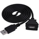 thumbnail image 5 of Cable De Extensión De Montaje Empotrado Para Salpicadero De Coche, USB 2.0 A Macho A USB A Hembra, 1 M, 5 of 5