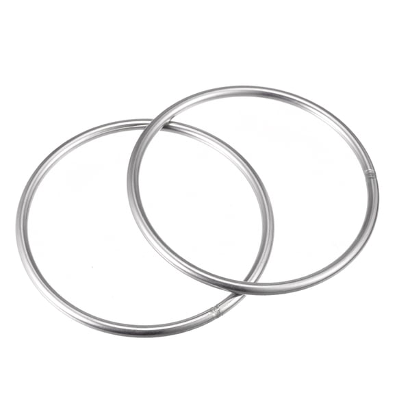 Uxcell Hardware de Anillo O Soldado de Acero Inoxidable 304, para Manualidades de Plantas Colgantes 100mm