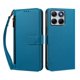 thumbnail image 3 of Funda con Billetera para [Motorola Edge 70 Fusion] con Bolsillo Zipper y Tarjetero Azul lago, 3 of 6