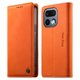 thumbnail image 1 of Funda Billetera de Cuero para [Realme 16 Pro], Bloqueo RFID, Tarjetas y Soporte Naranja, 1 of 5