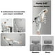 thumbnail image 5 of Silla De Escritorio Reclinable Reposapies E06 Negra LuBabycas, 5 of 8
