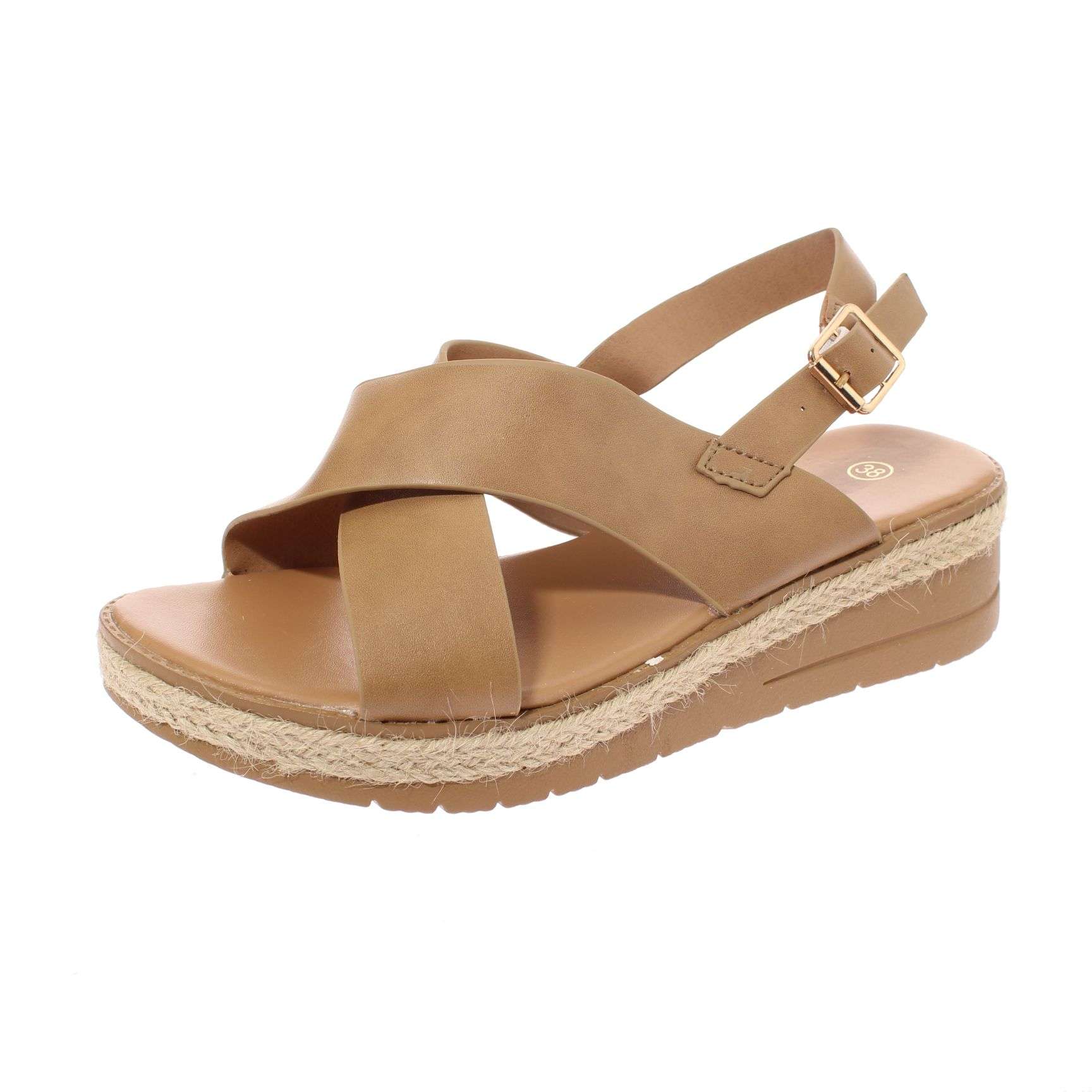 Sandalia Kaki Vía Franca