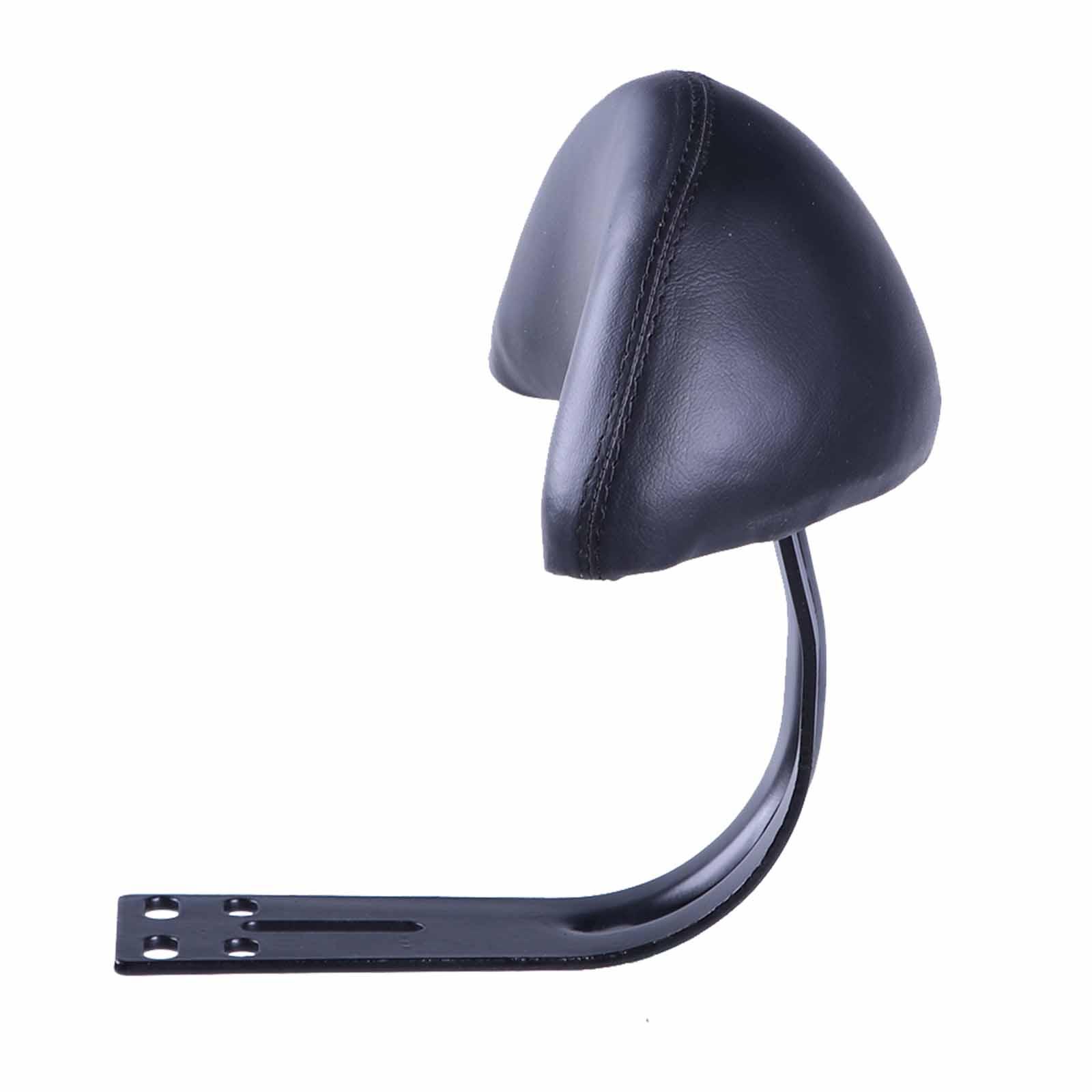 Magideal - Asiento De Bicicleta Transpirable Fácil De Instalar Respaldo De Seguridad Asiento Trasero De Bicicleta Cojín De Respaldo Para Motocicleta Niños , Negro 1