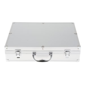 Magideal - Estuche Para Micrófono, Caja De Almacenamiento Para Micrófono Con Esponja, Estuche Rígido Para Micrófono Estuche Rígido Para Micrófono Para Escenario, Argenta Sosteniendo 4