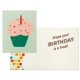thumbnail image 5 of Tarjeta de cumpleaños Hallmark 13 cm x 18 cm con perrito y sombrero de fiesta, 5 of 8