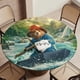 thumbnail image 5 of Paddington En Perú theme Fitted Round Tablecloths Elastic Edged Table Covers Waterproof Table Cloth For Kitchen Holiday Party Tables Decor 150cm, 5 of 6