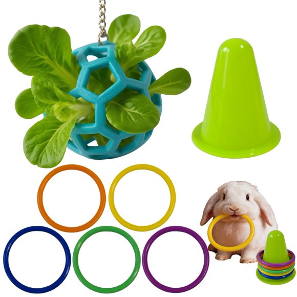 Bola de Golosinas nsgglecher Bunny Slow Feeder Estilo 2 - Azul