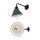 thumbnail image 3 of Aplique de granero JONATHAN Y 24 cm verde de 1 luz con cuello de cisne, 3 of 9