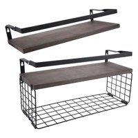 Bothyi - Estantes Flotantes, Estantes De Baño Montados En La Pared Para Decoración De Sala De Estar Y Cocina