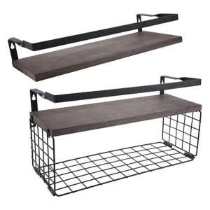 Bothyi - Estantes Flotantes, Estantes De Baño Montados En La Pared Para Decoración De Sala De Estar Y Cocina