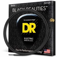 Cuerdas Para Bajo Dr Strings Bkb6-30 Recubiertas Negras