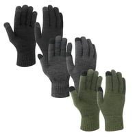 Guantes De Invierno Con Pantalla Táctil Evridwear, 3 Pares, Térmicos