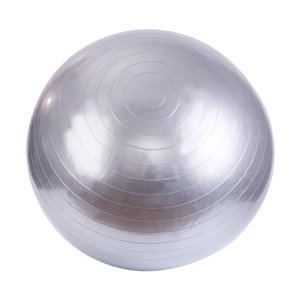 Magideal - Pelota De Yoga, Pelota De Equilibrio, Pelota De Estabilidad Gruesa Antideslizante Antiexplosión Para Mujeres, Entrenamiento, Competición, Ejercicio, P 55Cm Plata