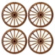 thumbnail image 1 of Decoración para fiestas con forma de rueda Beistle Wagon, paquete de 4 unidades, 47 cm, 1 of 7
